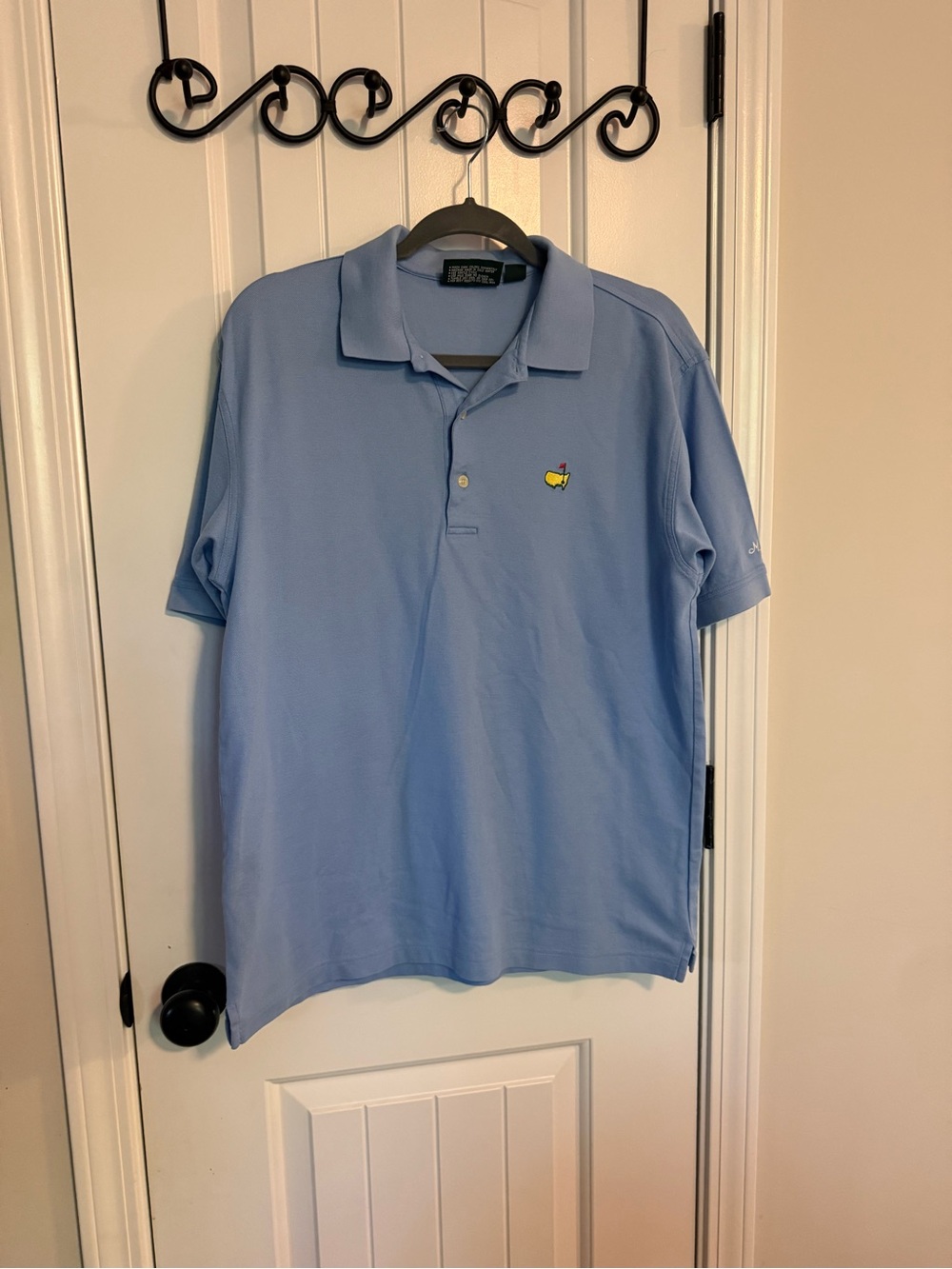 Master’s Collection Augusta National 100% Pima Cotton Blue Men’s Polo size M